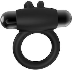 LateToBed Fermax Vibrating Cock Ring Silicone Black LT-691