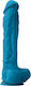 Ns Novelties Colours Pleasures 10inch Dildo Realistisches Dildo mit Hoden und Saugnapf Blue 25cm