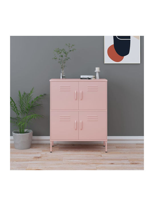 Kabinett Büro Ροζ 80x35x101.5cm