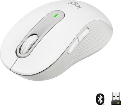 Logitech Signature M650 Ασύρματο Bluetooth Ποντίκι Off-white