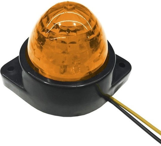GloboStar Truck Volume Lights 1pcs 24V - Orange 115408