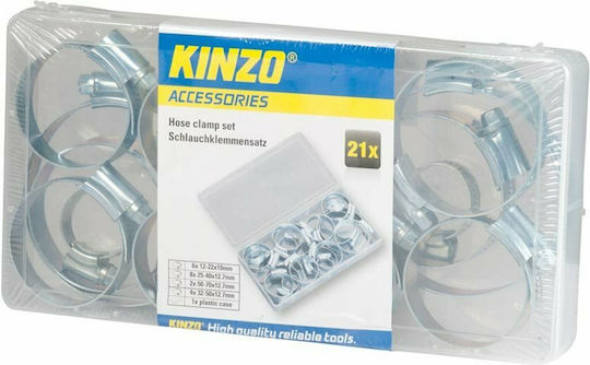 Kinzo Schlauchklemme 21Stück 72052