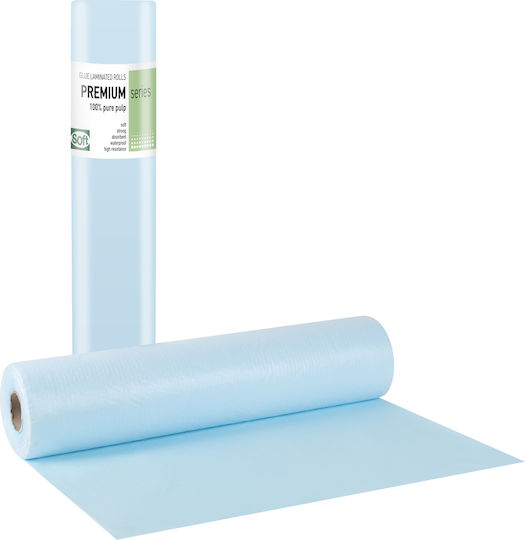 Bournas Medicals Examination Table Roll Premium Standard 40cm x 50m. Light Blue 1pcs