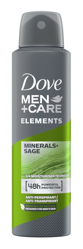 Dove Men+Care Elements Mineral & Sage Anti-perspirant Αποσμητικό 48h σε ...