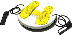 Waist Twister Balance Disc Yellow Height 2.5cm with Diameter 25.5cm