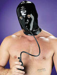 Latex Hood with Inflatable Gag