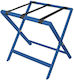 Wooden Foldable Hotel Luggage Rack Blue W50xD50xH60cm