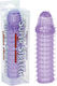 Seven Creations Super Stretch Silicone Sleeve Penis Extension Purple 15cm