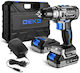 Deko Drill Driver Battery Brushless 20V 2x2Ah