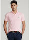 Ralph Lauren Men's Short Sleeve Blouse Polo Pink