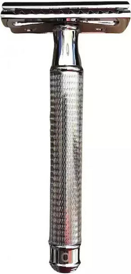 Nipavo Pogotonomia Men Line II Chrome Бръсначка сигурност Затворен тип бял хром