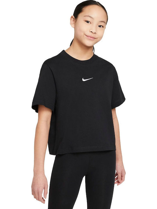 Nike Kids' T-shirt Black Sportswear