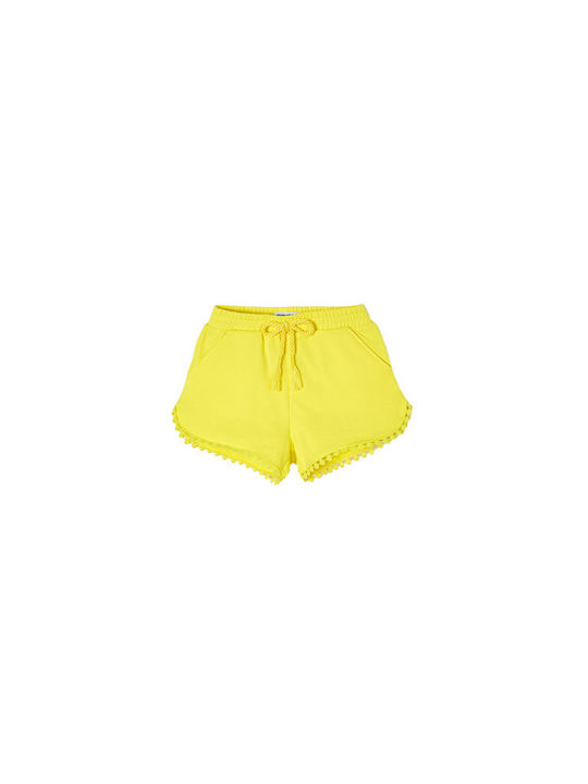 Mayoral Kids Shorts/Bermuda Fabric Yellow