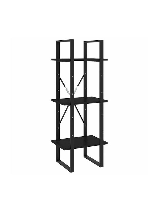 Shelving Unit Floor Black 40x30x105cm