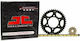 JT Sprockets Kette & Ritzel-Kit (15-39-428ORing) für Yamaha Crypton-X 135