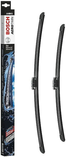 Bosch Aerotwin A494S Front Set Car Wiper Blades 600mm/500mm Universal