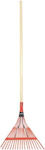 Lawn Rake with Spring and Wooden Handle 2489 000316