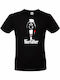 Darth Vader Godfather T-shirt Krieg der Sterne Schwarz Baumwolle