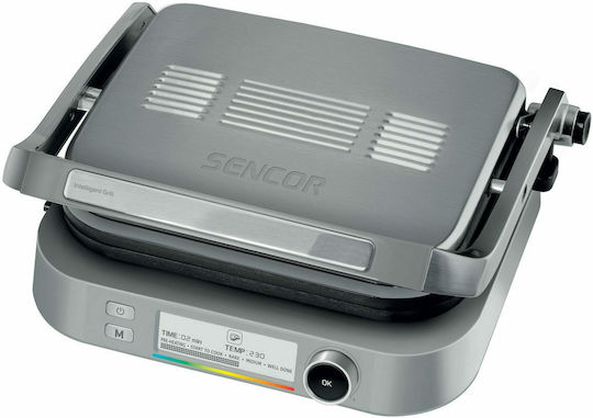 Sencor Сандвич тостер грил с подвижни плочи 2100W Inox
