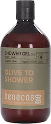 Benecos Olive To Shower Bubble Bath Gel With Olive Oil 500ml