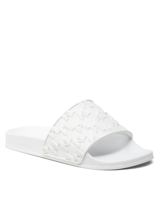 Karl Lagerfeld Women's Slides White