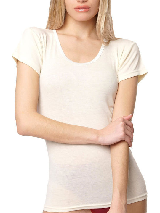 Women's Short Sleeve T-Shirt Ecru