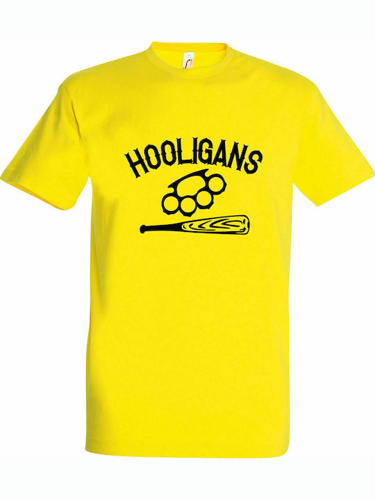 T-shirt Unisex " HOOLIGANS ", Lemon