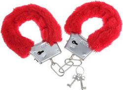 Dream Love Diablo Picante Pleasure Furry Handcuffs Χειροπέδες Red