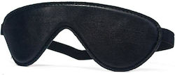 Devil Sticks Blindfold Lamb Leather BDSM Mask Black