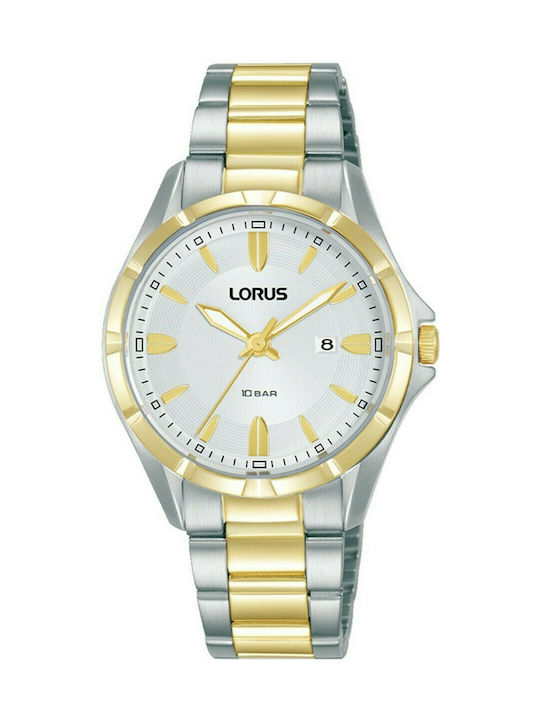 Lorus Watch with Metal Bracelet Silver / Gold