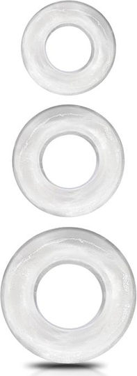 IntoYou Beast Rings Round Set Cock Rings Clear 3pcs