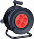 Telco KF-BG-15A Extension Reel Cord 3 x 1.5mm²/15m Black