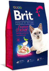 Brit Premium By Nature Sterilized Dry Food for Neutered Cats with Chicken 8kg