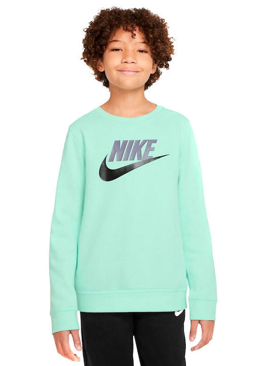 Nike Kids Fleece Sweatshirt Turquoise Sportswear Club