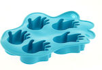 Silicone Ice Cube Tray 5 Slots Blue MM004127936