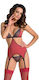 Casmir Lingerie Sylviane 10181 Sexy Baby Dolls Rot / Schwarz