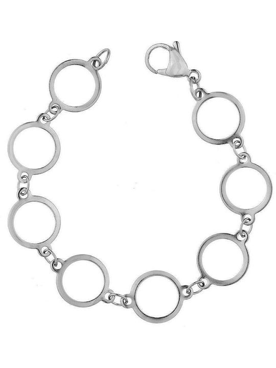 Damen Armband Kette aus Stahl