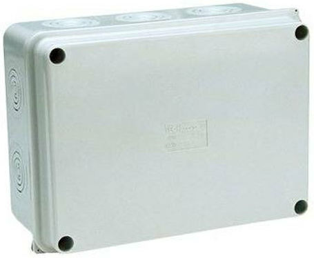 Marlanvil Surface Mounted Electrical Box Branching Watertight IP65 in Gray Color