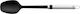 Brabantia Shallow Kitchen Spoon Made of Black Silicone