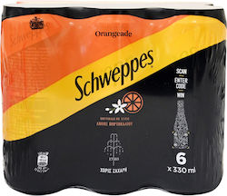 Schweppes Άνθος Πορτοκαλιού με Ανθρακικό, Χωρίς Ζάχαρη 6x330ml