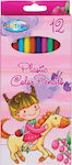 Centrum Plastic Girl Pencils Set 12pcs