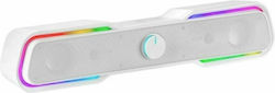Mars Gaming MSBXW 2.0 with Power 10W in White Color Mars Gaming MSBXW 2.0 with Power 10W in White Color
