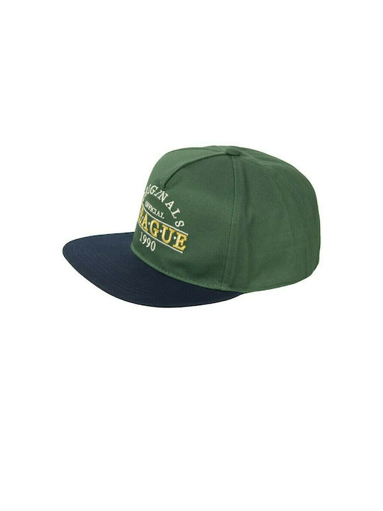 Jack & Jones Παιδικό Καπέλο Jockey Υφασμάτινο Πράσινο