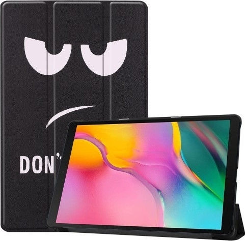 Tri-Fold Do not Touch Me Flip Cover Μαύρη (Lenovo Tab M10 Plus 10.3")