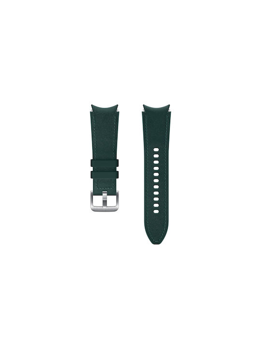 Samsung S/M Strap Leather Green (Galaxy Watch4 ...