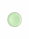 Lukanda Plate Shallow made of Porcelain Green with Diameter 25cm 6pcs