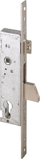 Cisa Recessed Lock Safe deposit box Recessed Locks with Cylinder and Center 35mm Silver