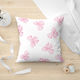 Lino Home Dekorativer Kissenbezug Ellie aus 100% Baumwolle 301 Rosa 45x45cm