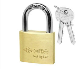 Cisa Λουκέτο με Κλειδί 20mm