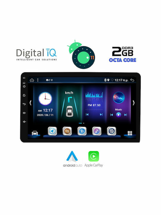 Digital IQ Car-Audiosystem 1DIN (Bluetooth/USB)